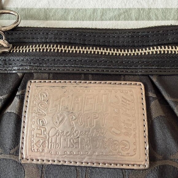 Y 2 K Coach Poppy Black Crossbody D 513 - Picture 4 of 8